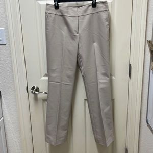 NWT Ann Taylor Signature Fit Trouser Khaki Buff color size 12